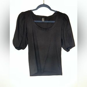 Forever21 half puff sleeve blouse